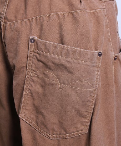 ウエスト オーバーオール / ブラウン　Waist Overalls / Brown