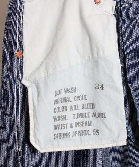 ノービブ オーバーオール / ピンストライプ　No Bib Overalls / Pin Stripe