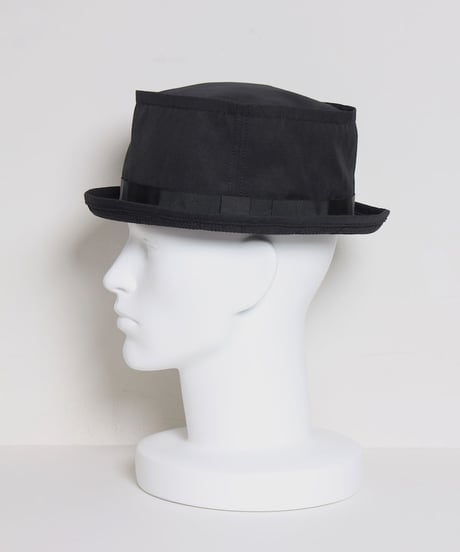 ロールアップブリム ポークパイハット / ブラック　Roll Up Brim Pork Pie Hat / Black