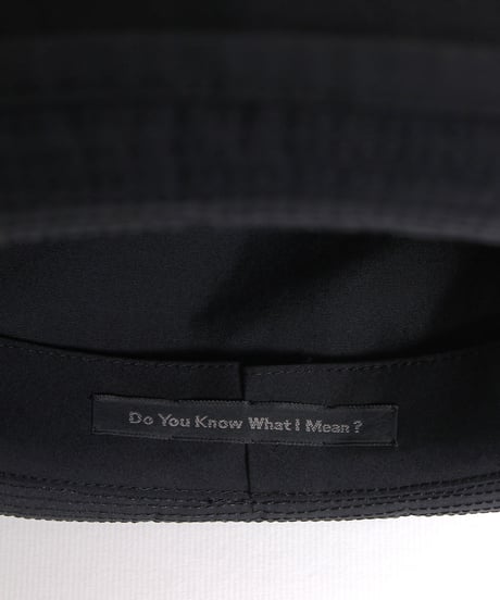 ロールアップブリム ポークパイハット / ブラック　Roll Up Brim Pork Pie Hat / Black