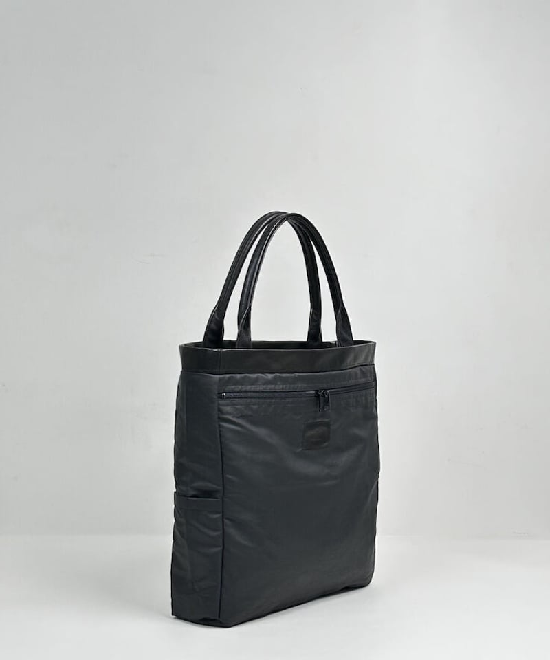 ハンドメイド レザートートバッグ / ブラック Handmade Leather Tote B...