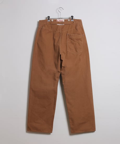 ウエスト オーバーオール / ブラウン　Waist Overalls / Brown