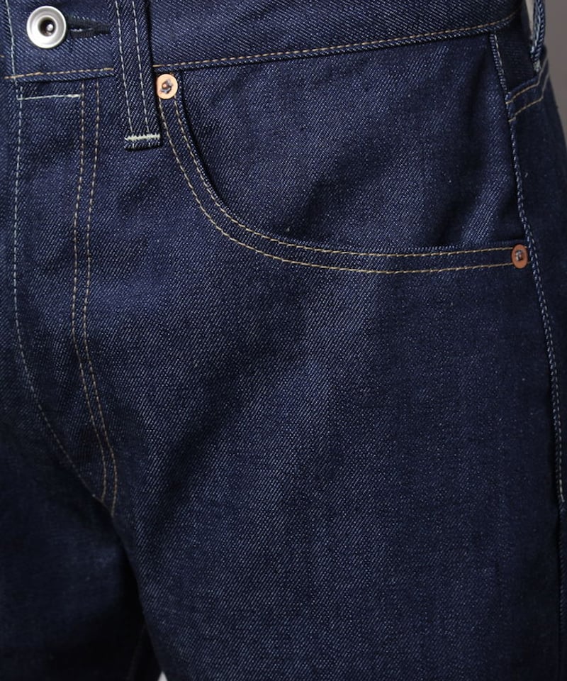 リジッドデニム5ポケットジーンズ / インディゴ | ユニセックス Rigid