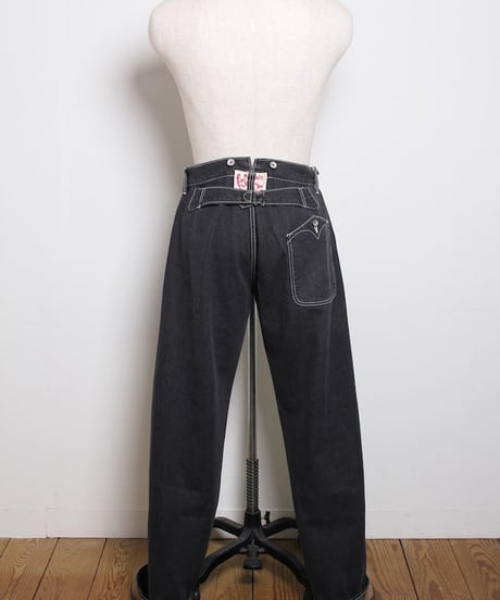 フィッシュテール ワークパンツ / ブラック　Fishtail Work Pants / Black