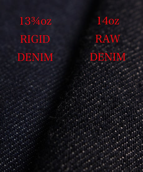 ローデニム（生デニム） ５ポケットジーンズ / インディゴ　Raw Denim 5 Pockets Jeans / Indigo