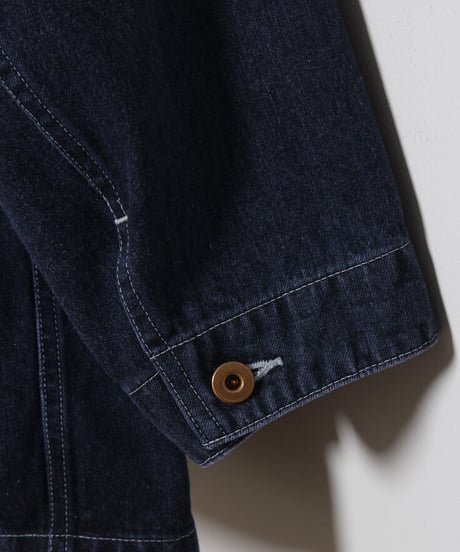 オーバーサイズ カバーオールジャケット / インディゴ　Oversized Coverall Jacket / Indigo