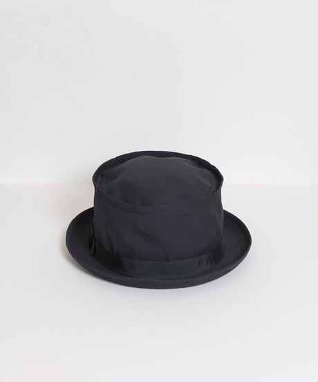 ロールアップブリム ポークパイハット / ブラック　Roll Up Brim Pork Pie Hat / Black