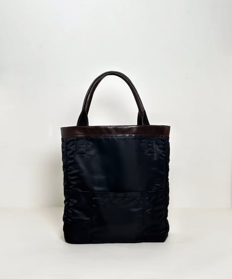ハンドメイド レザートートバッグ / ダークブラウン　Handmade Leather Tote Bag / Brown