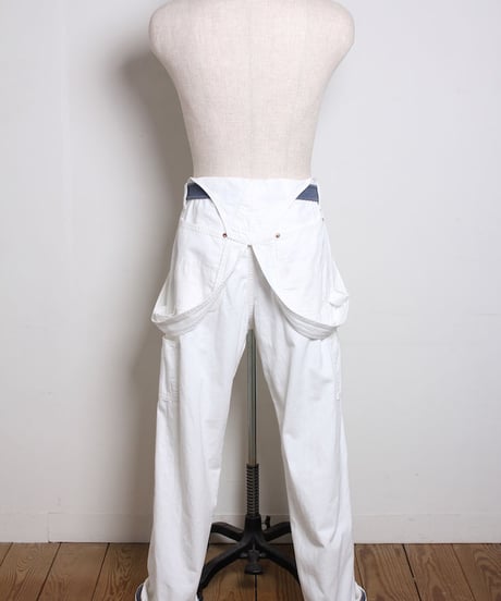 ノービブ オーバーオール / ホワイト　No Bib Overalls / White