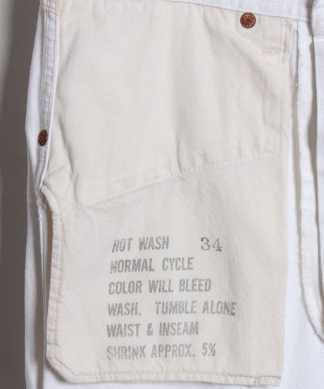 ノービブ オーバーオール / ホワイト　No Bib Overalls / White