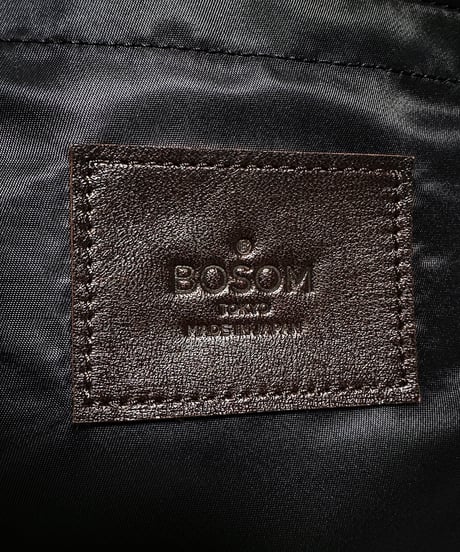 ハンドメイド レザートートバッグ / ダークブラウン　Handmade Leather Tote Bag / Brown