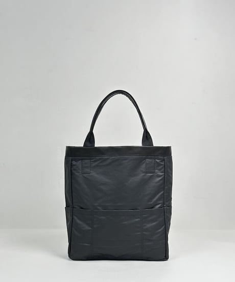 ハンドメイド レザートートバッグ / ブラック　Handmade Leather Tote Bag / Black