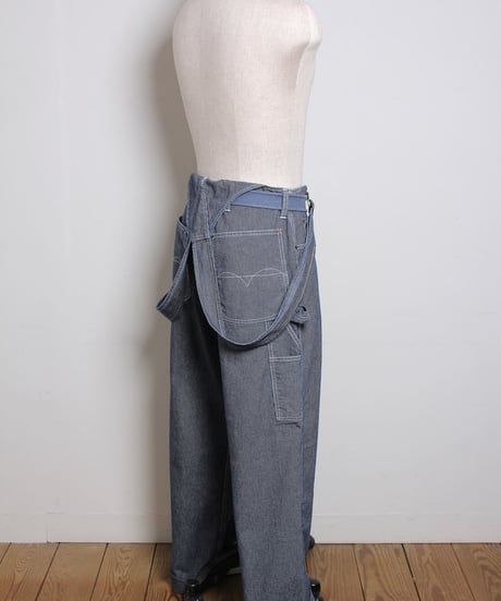 ノービブ オーバーオール / ピンストライプ　No Bib Overalls / Pin Stripe