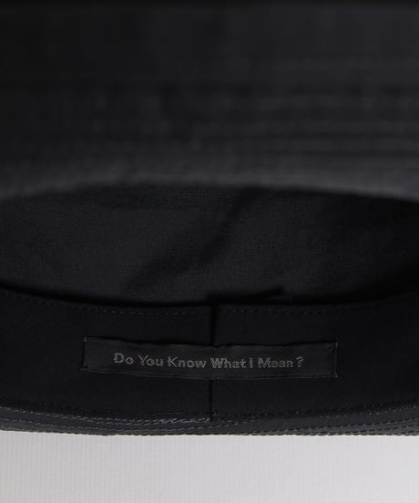 ロールアップブリム ポークパイハット：ダークグレー　Roll Up Brim Pork Pie Hat / Dark Grey