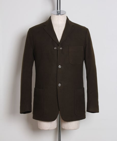 コットンフランネル フラノブレイザー / カーキ　Cotton Flannel Blazer/ Khaki
