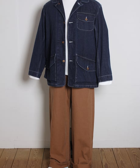 オーバーサイズ カバーオールジャケット / インディゴ　Oversized Coverall Jacket / Indigo