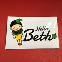 Beth(ベッスー)ステッカー