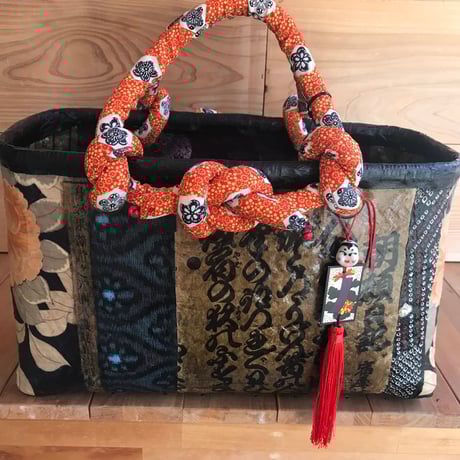 一閑張り (一閑張りカゴバッグ、ハンドメイド - バッグ) 一閑張り (一閑張りカゴバッグ、ハンドメイド - バッグ)