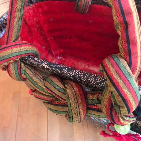 一閑張りバック『相撲番付』