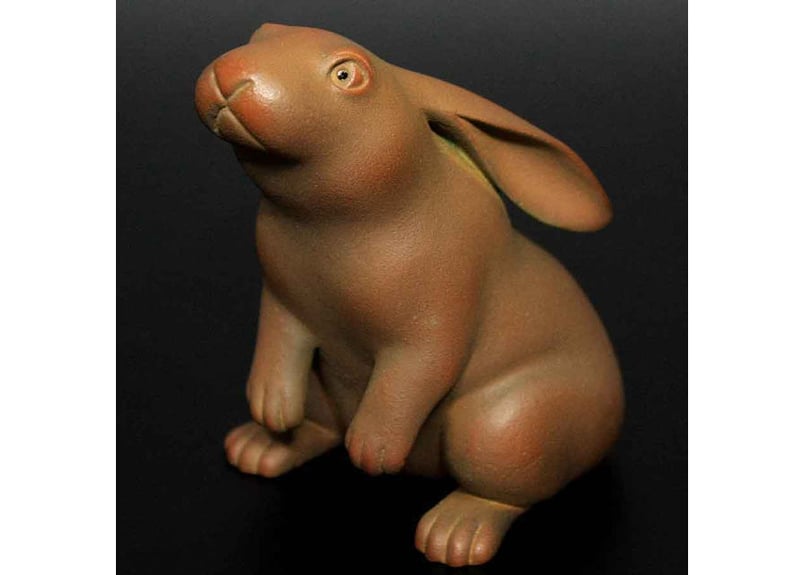 美品】籔内佐斗司ぱふ394/500 ブロンズ