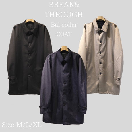 break&through bal collar coat