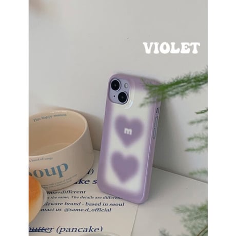heart frame hard case  violet