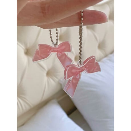 ballet core ribbon acryl keyring