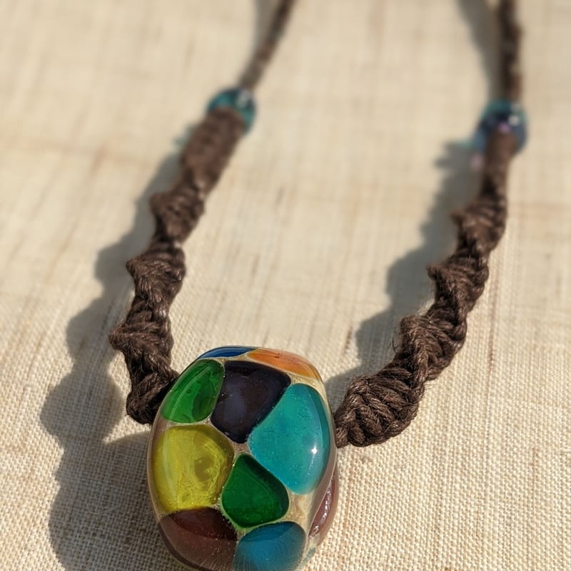 とんぼ玉ネックレス