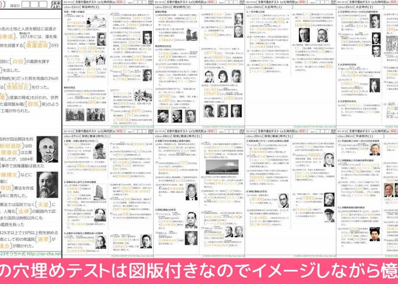 歴史 流れ図学習セット(通常版) | そうちゃ式 公式ストア