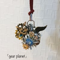 【SOLD OUT】【gear series】歯車と星空のファンタジーなネックレス
