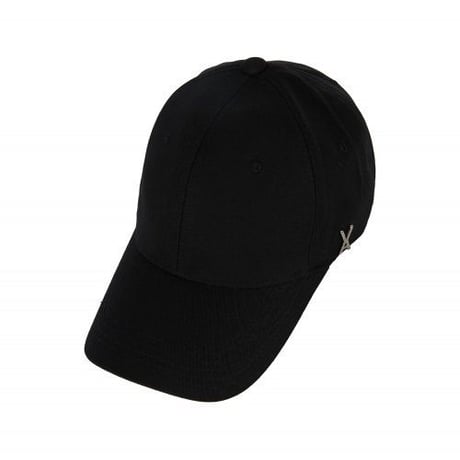 VARZAR Stud logo overfit ball cap black