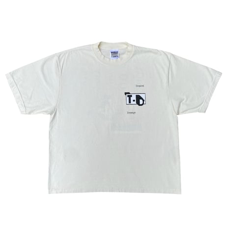 TROPICALDAMAGE / T.D TEE / Color/Cream