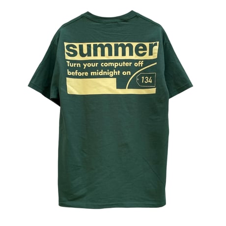 summer / sunday brunch TEE / ForestGreen