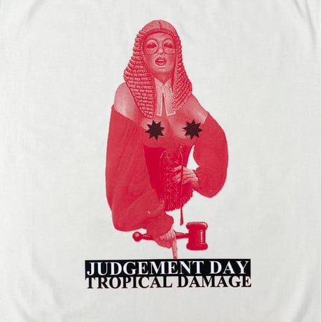 TROPICALDAMAGE / JUDGEMENT DAY TEE / Color/Cream