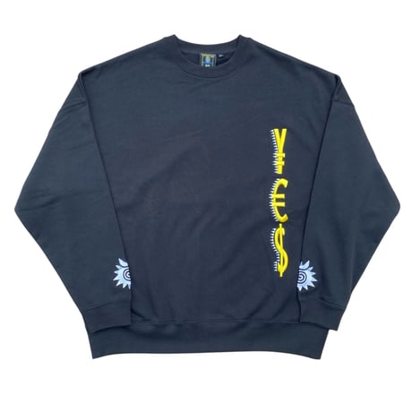 FOREVER YES / LOGO CREW SWEAT