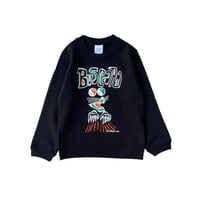 Buscape / Kids   ☯️☯️ Panther Crew neck sweat 10.0 oz / BLACK