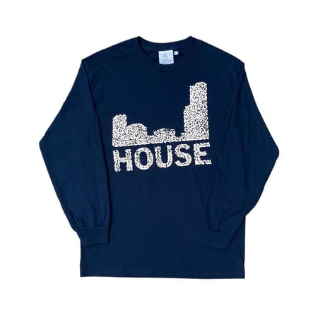 summer / HOUSE LS TEE / 134ver / NAVY