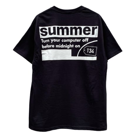 summer / watermelon TEE / BLACK