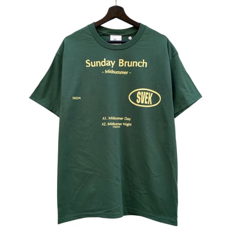 summer / sunday brunch TEE / ForestGreen