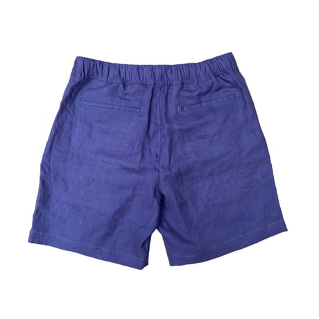 BUSCAPE / LINEN BUGGY SHORTS / BLUEBERRY