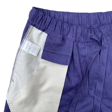 BUSCAPE / LINEN BUGGY SHORTS / BLUEBERRY