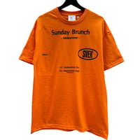 summer / sunday brunch TEE / ORANGE