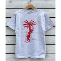 TROPICALDAMAGE / Kids MAD DANCE TEE / Ash