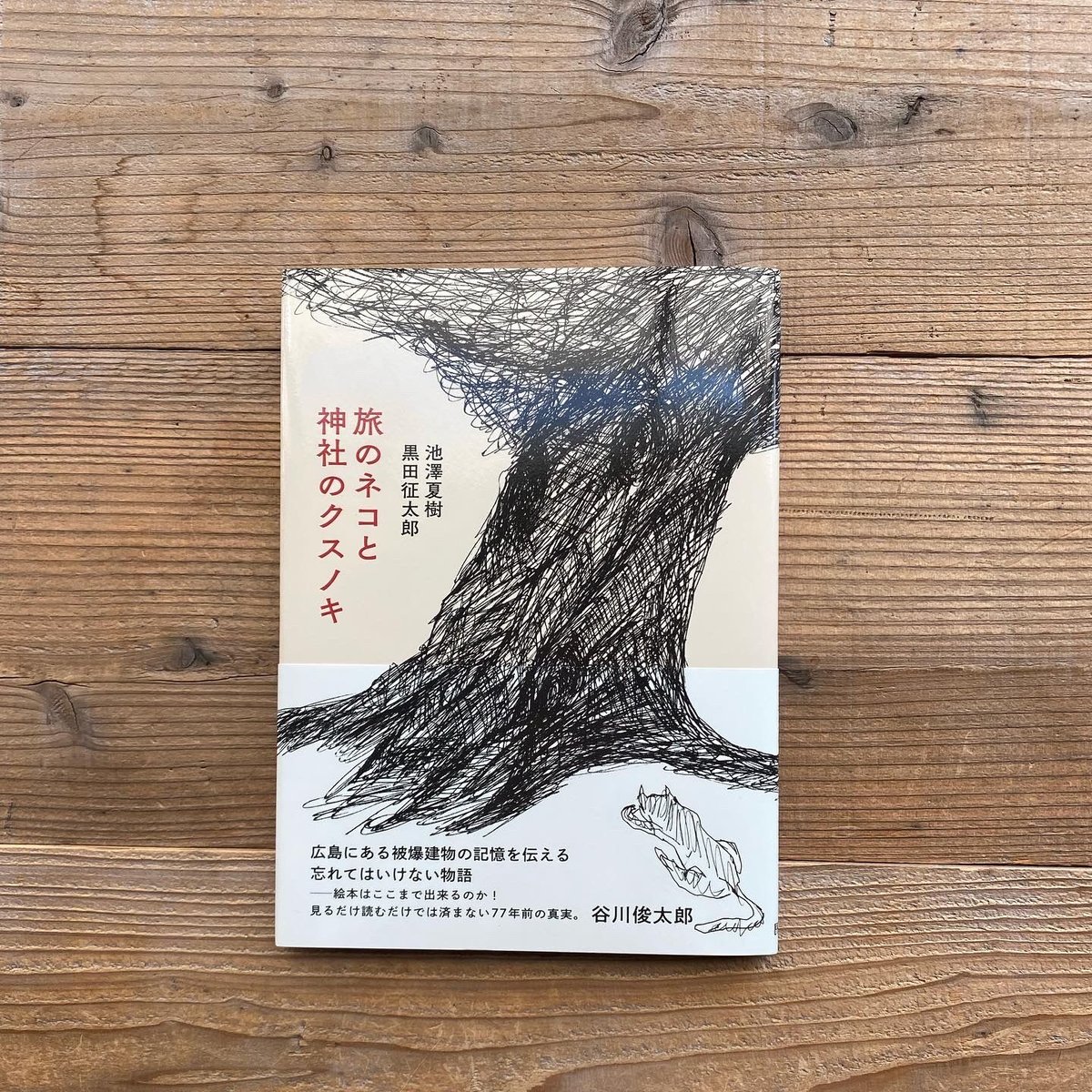 旅のネコと神社のクスノキ ／ 池澤夏樹 著 黒田征太郎 イラスト | 1003