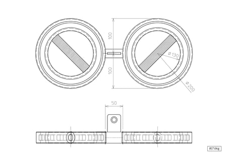 Spin oval grip shaft Type1(スピン オーバル グリップ  シャフト タイプ１)