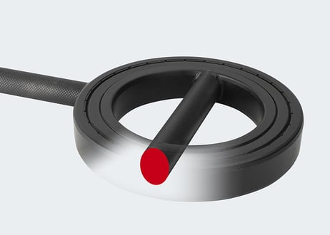 Spin oval grip shaft Type1(スピン オーバル グリップ  シャフト タイプ１)