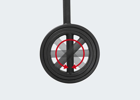 Spin oval grip shaft Type1(スピン オーバル グリップ  シャフト タイプ１)