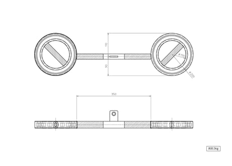 Spin oval grip shaft Type２(スピン オーバル グリップ シャフト タイプ２)