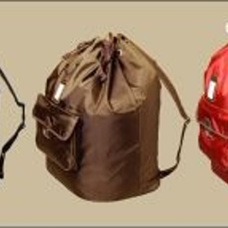 【道具袋】ファッションナイロン製リュック式道具袋（大人用）