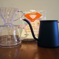 TIMEMORE クリスタルアイガラスドリッパー 01] ブラック | 観音崎珈琲